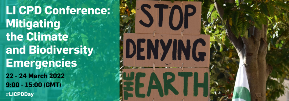 预告缓解气候与生物多样性危机英国皇家风景园林学会licpdconference
