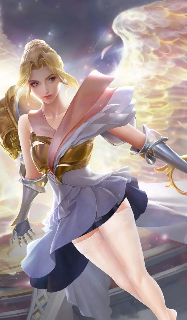 夏洛特新皮肤永昼竖屏壁纸p图