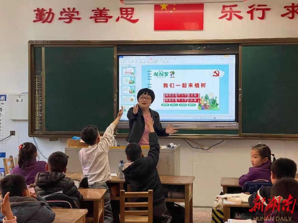 长沙市雨花区和平小学:春栽几寸绿 夏享万千凉_腾讯新闻