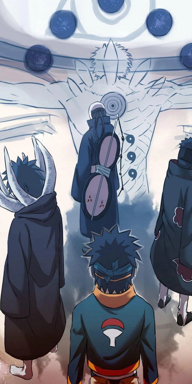 动漫壁纸火影忍者晓组织四胞胎手机壁纸懂不懂艺术啊