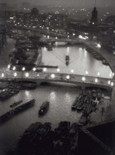 老照片1956年的上海美丽的上海夜景