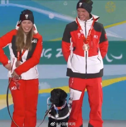 北京冬残奥会为导盲犬颁发特殊奖牌先行词指人的例句