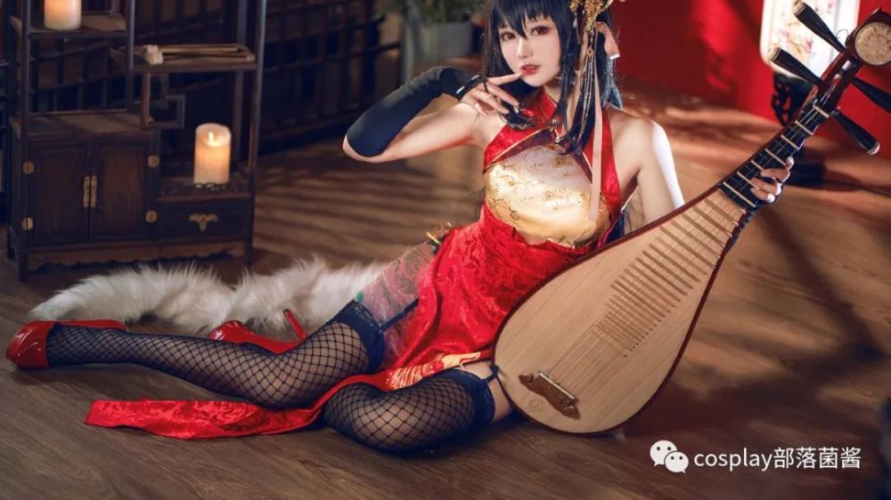 cos碧蓝航线旗袍大凤cos正片羽生三未