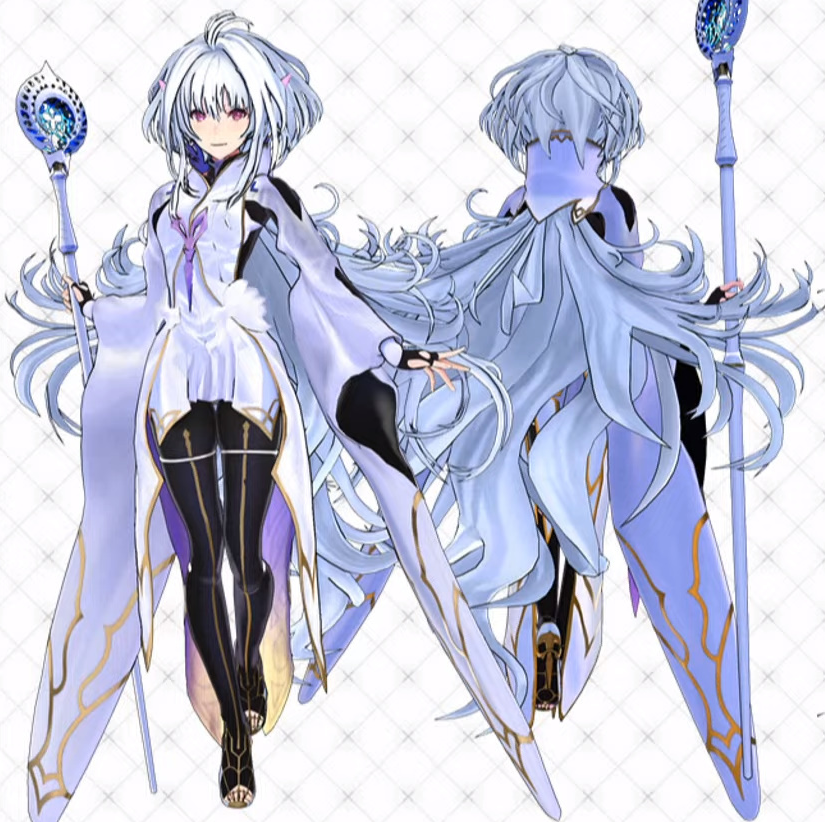 fgo超人气从者梅莉官方人设稿公开脚趾佩戴10个戒指的可爱梦魔