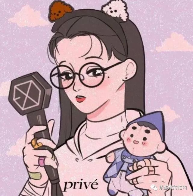 exo爱丽头像!是我在整天给爱丽拖后腿没错了!