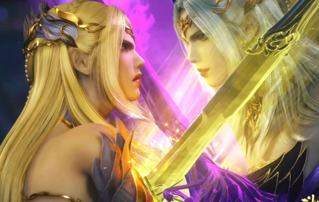 斗罗大陆光暗天使大战堕落天使陨落千仞雪毁容刀疤脸形象无比霸气