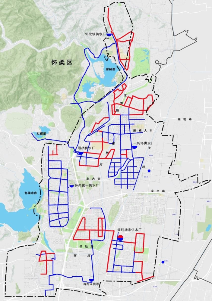 怀柔城区图图片