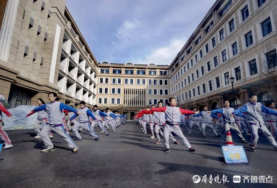 济南燕山学校错时错峰解难题让运动的身影遍布校园每个角落