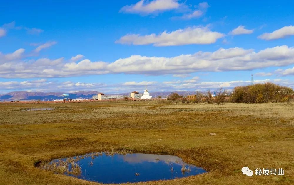 秀美的河曲马场湖