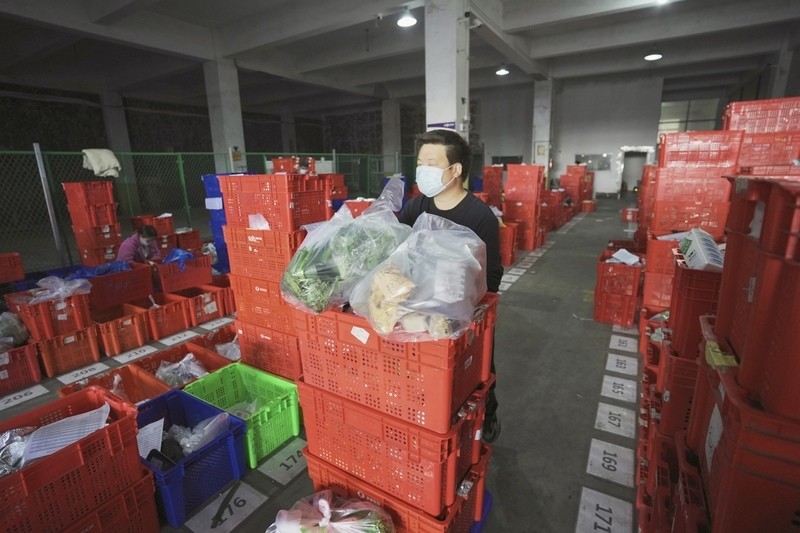 多多买菜配送车图片