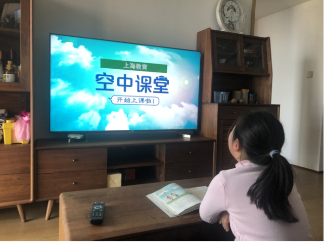 潘少颖对家庭:沪上 iptv空中课堂面向全市中小学生提供12个直播频道