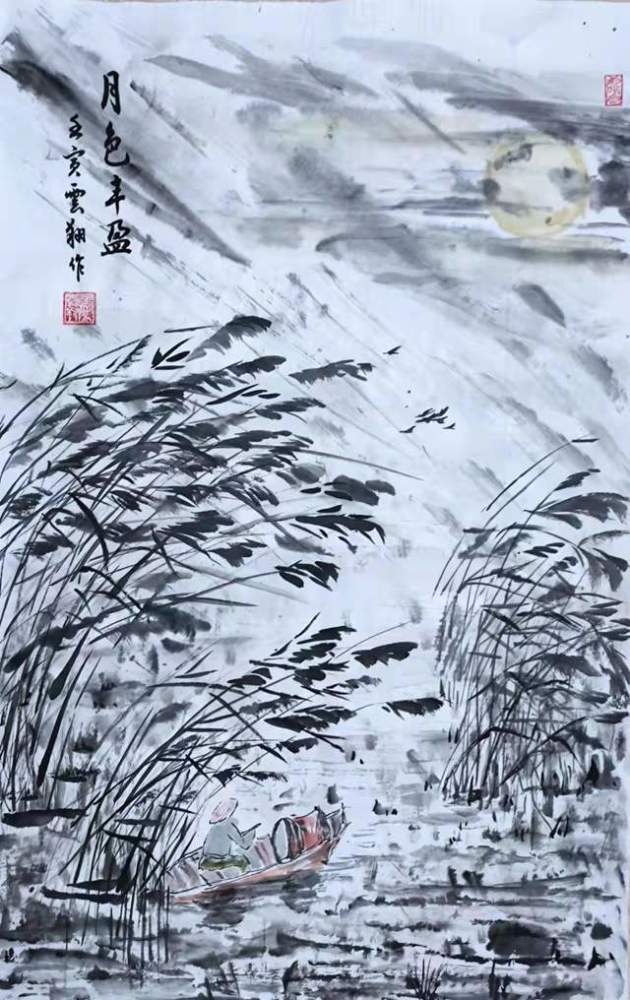 雲翔藝苑抒靈韻,風搖蘆花釣流芳——賞析李雲祥的藝術情懷_騰訊新聞