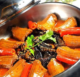 湖南特色菜秘制姜辣蛇