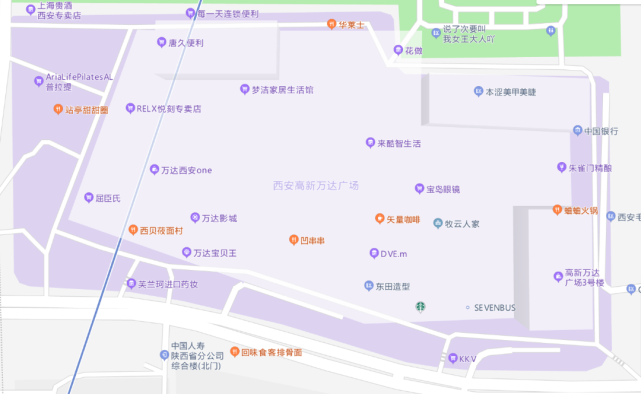 momopark一层商业分布在西安关注零售,商超的人知道,可以把西安的