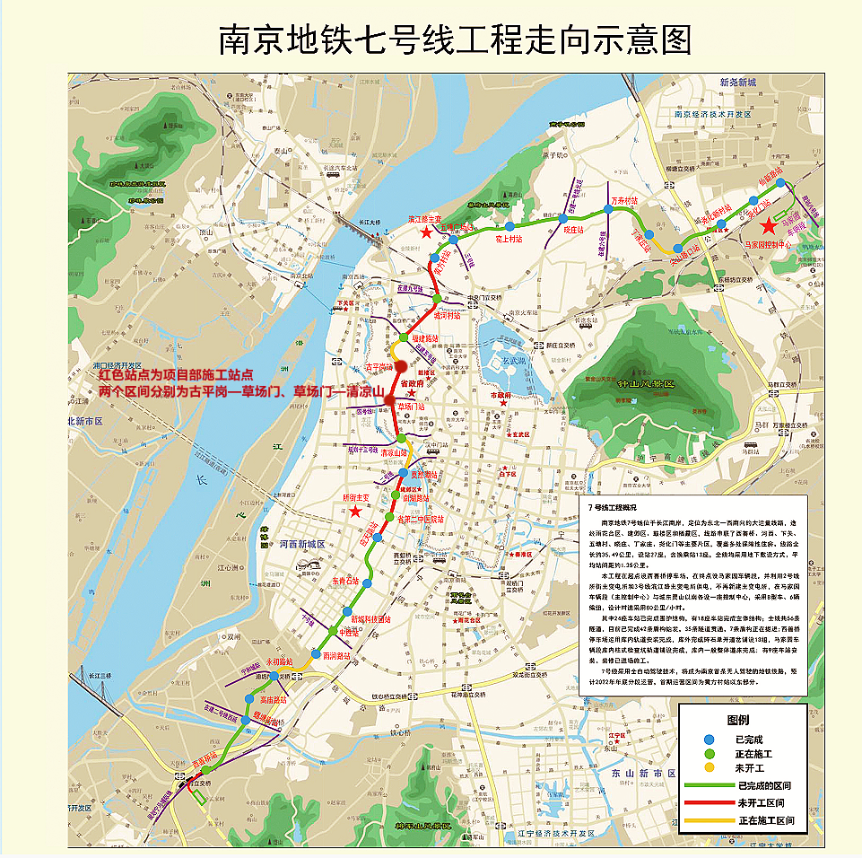 南京地铁7号线站点图图片