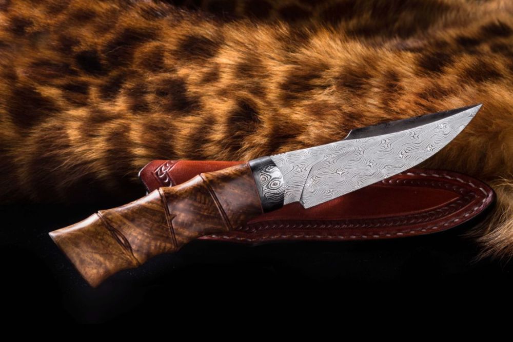 最正宗的国产大马士革刀