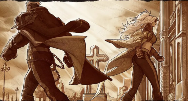 与他的师父,曾与「马杰洛·罗什巴赫」并肩作战一同讨伐伪装者的女性