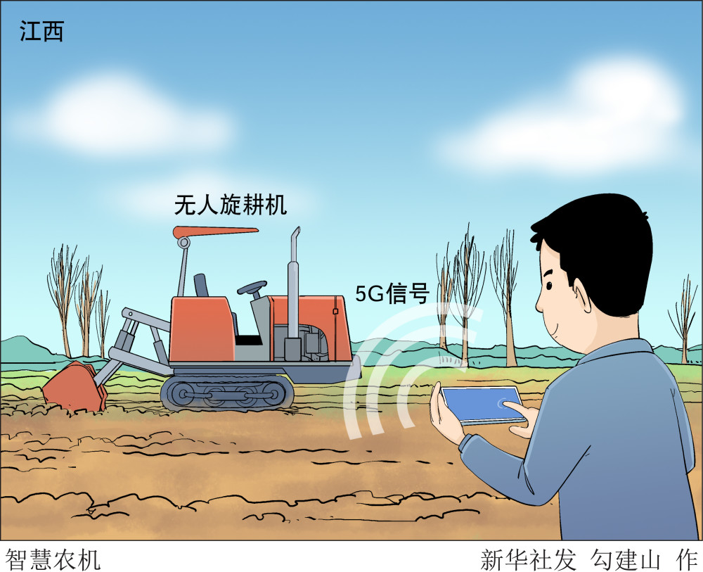 的耕地中精准作业;依托农业智能数据管理平台"足不出户"管数万亩农田