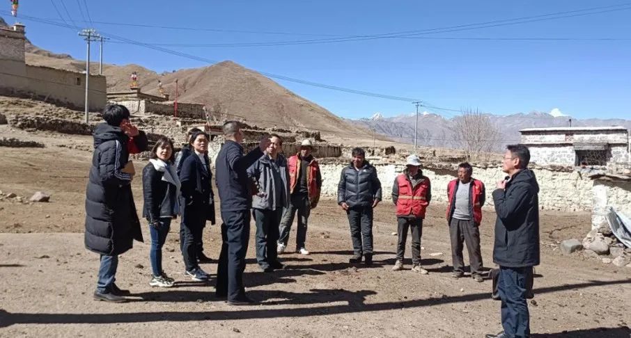 3月14日,拉萨市副市长史育斌一行到德庆镇邦村,德庆村,乃琼街道乃琼