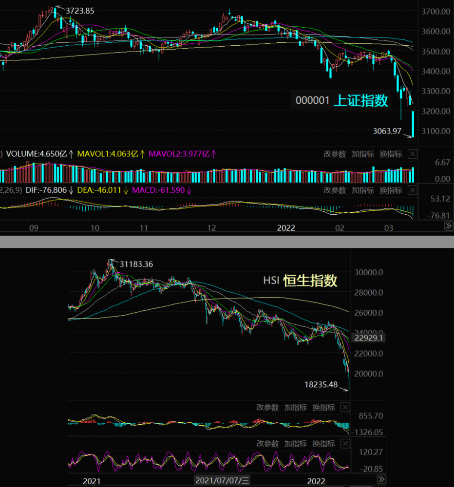 中概股和恒指期貨反攻飆漲公私募外資機構齊喊恐慌是暫時的