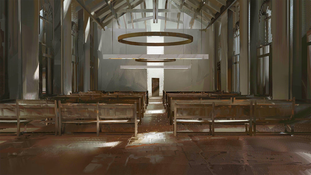 明日方舟吾导先路的背景图片也太好看了拉特兰风景很不错