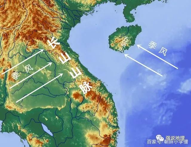 地处热带季风区的海南岛为何在其西部地区有大面积沙漠分布