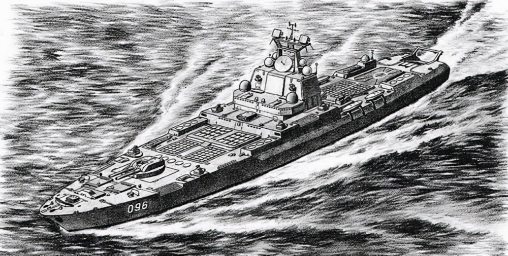 059型电磁炮战列舰图片