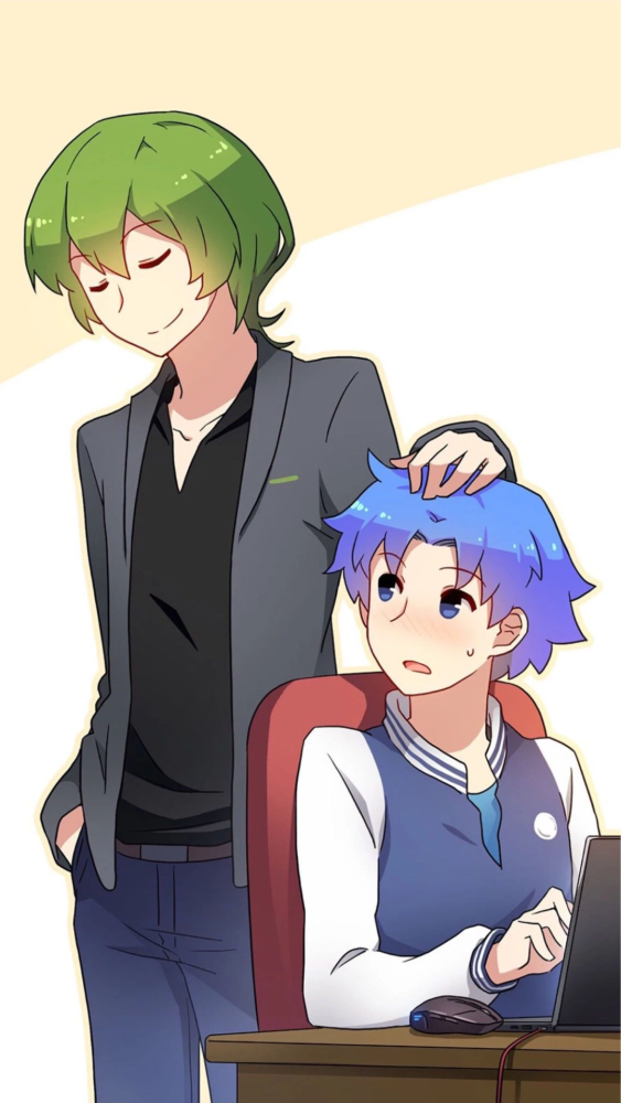 小绿和小蓝可爱壁纸_腾讯新闻