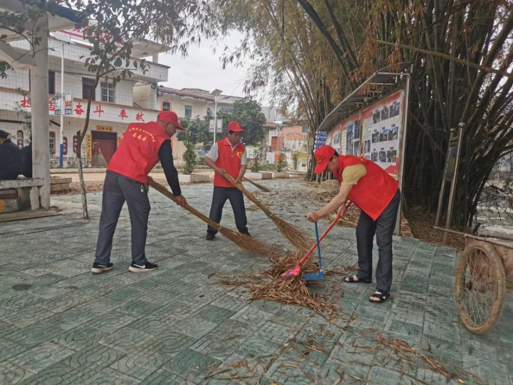 【志愿精神】宁明县东安乡开展"共建美好家园"党员志愿服务活动_腾讯
