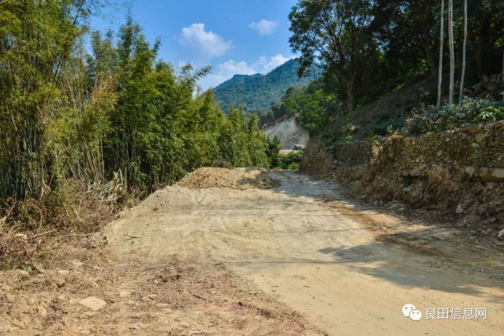 大變化去揭西獨山這條道路擴寬建設中