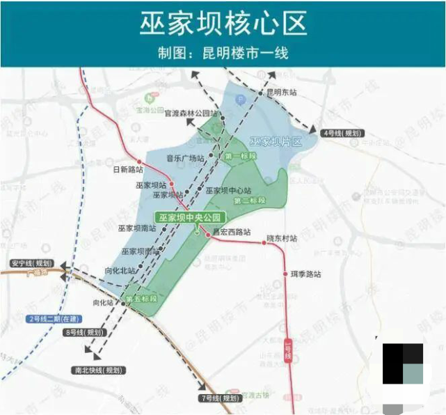 重磅利好昆明巫家坝中央公园年内开建飞虎大道今年完工