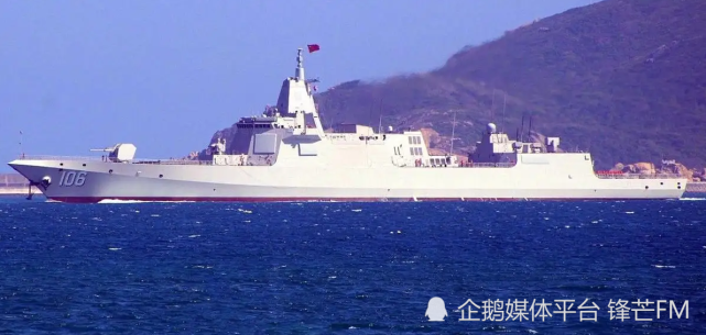 106延安舰已刷舷号即将服役