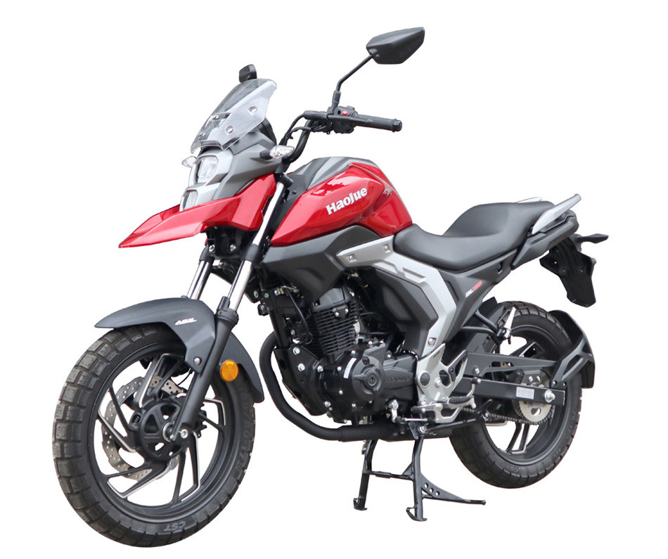 街车装鸟嘴变身休旅,豪爵"dl150"来了,配单缸风冷发动机 - 豪爵牌hj