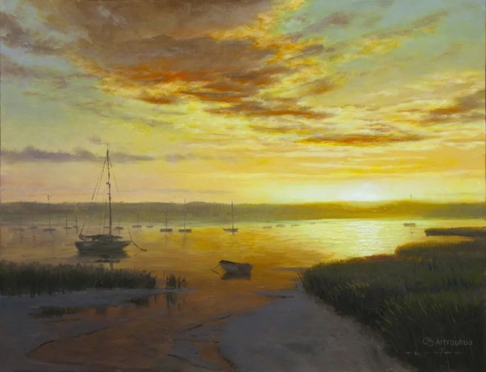 清晨与黄昏的赞歌——风景画家托马斯·凯格勒作品欣赏_腾讯新闻