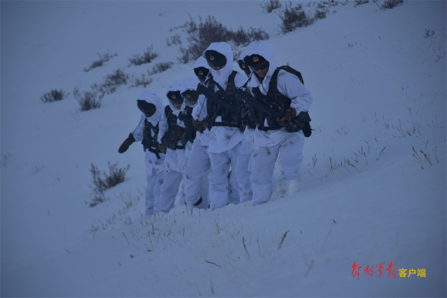 雪中巡邏!他們把忠誠