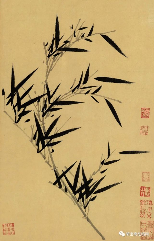 【精品欣赏】吴镇画竹