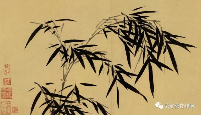 【精品欣赏】吴镇画竹