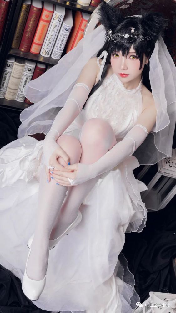 cos:碧蓝航线爱宕花嫁cos正片@雪晴_腾讯新闻