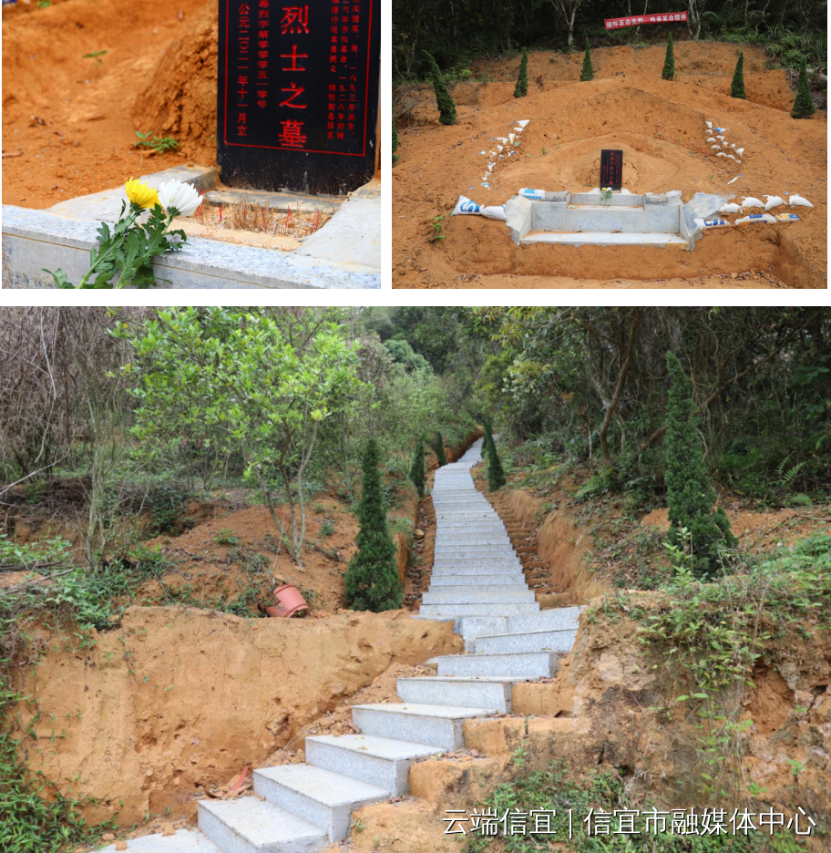 水口闵靖平烈士墓在修缮中据了解,除了烈士纪念碑,全市共有零散烈士墓