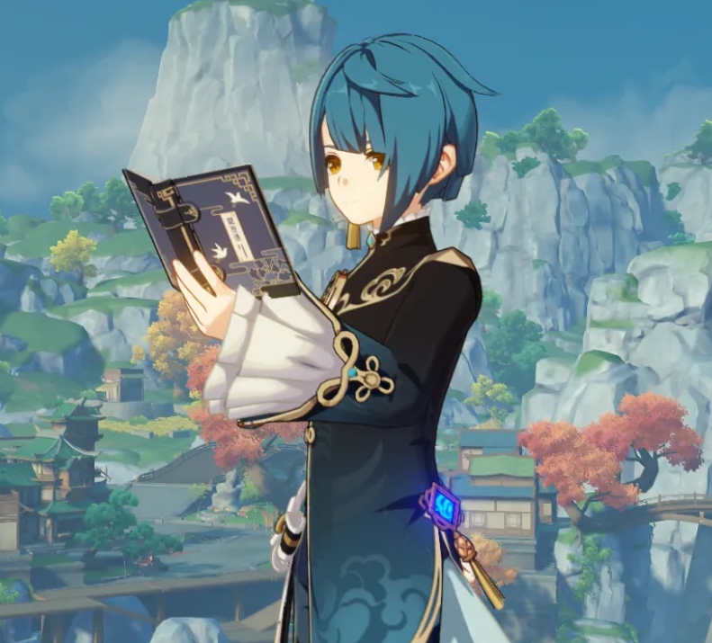 我行秋80级精五的祭礼剑,圣遗物带的充能跟生命的