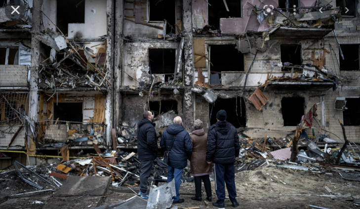 最新乌克兰已经被炸成一片废墟