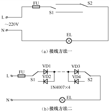 3個開關控制3個燈的接線圖看完自己都能接上附36個常用接線圖