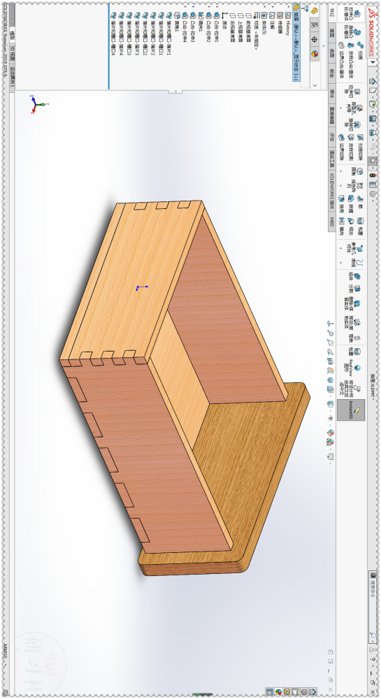 solidworks画一个抽屉用的是钣金的工具薄片和槽口