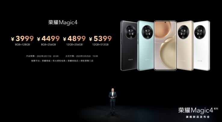 荣耀Magic4系列国内发布，行业首发LTPO屏幕＋高频PWM调光