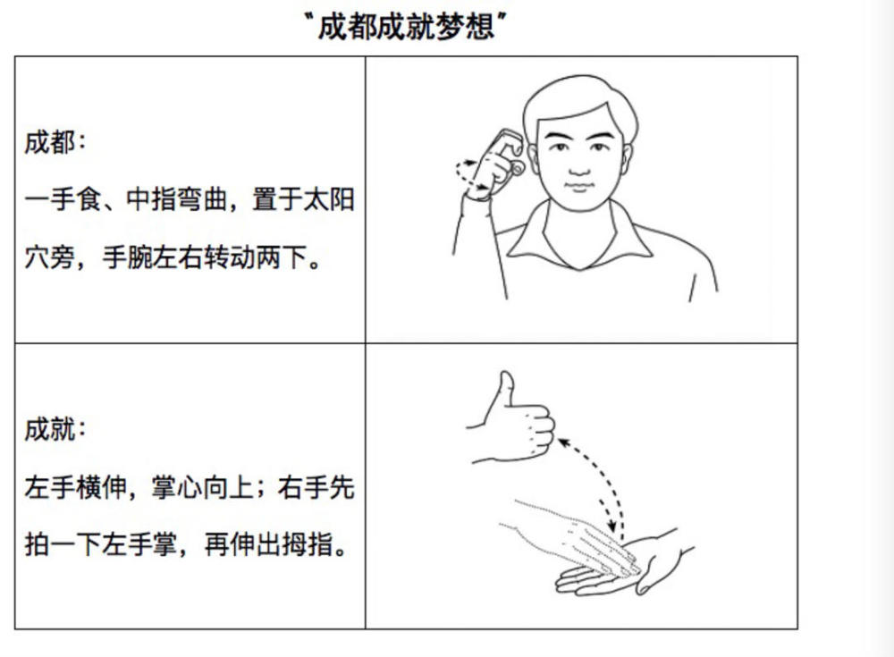 成都大運會開幕式倒計時100天成都成就夢想手語視頻發佈