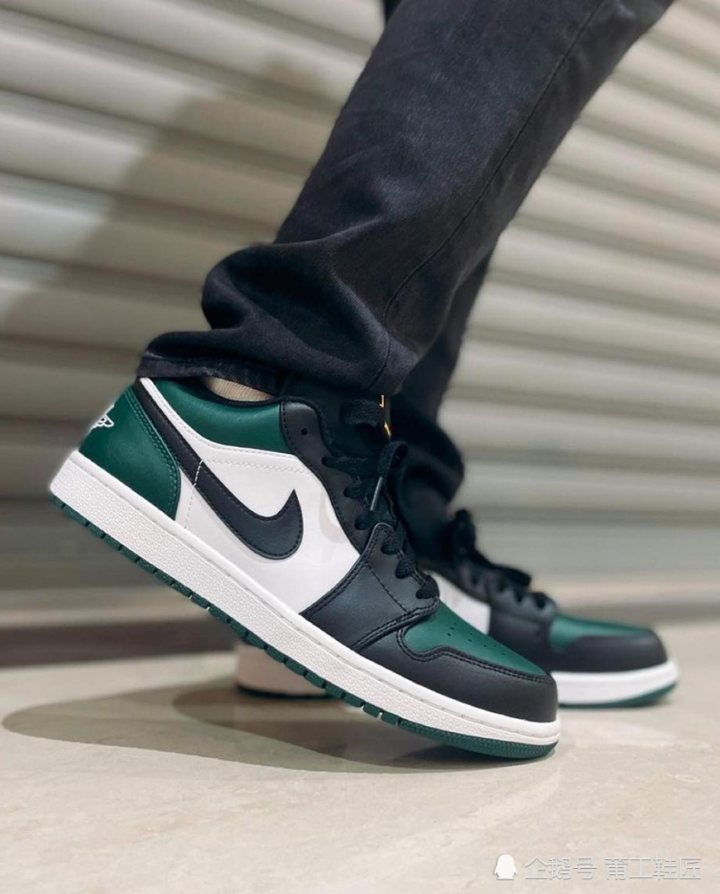 og配色aj1黑绿脚趾高颜值又百搭_腾讯新闻