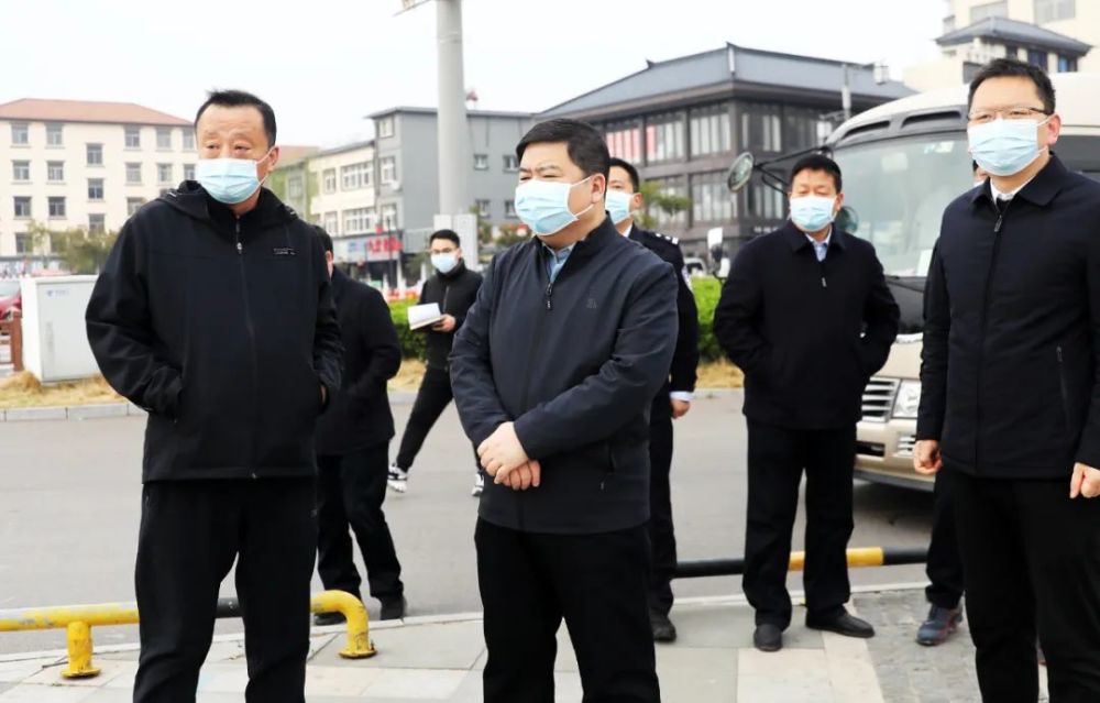 3月19日上午,县委书记李刚调研督导全县核酸检测工作.