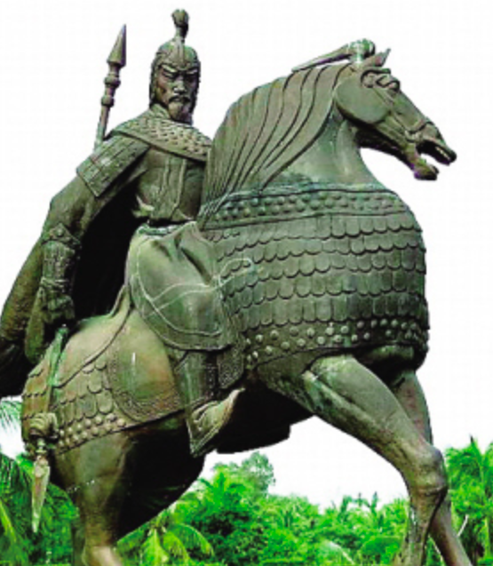 这个词最早出现在《后汉书·马援传》,原文是这样的:初,援军还,将至