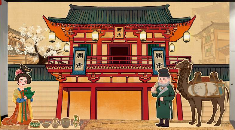 丝路贸易中的唐代市井生活展西市遗珍佛山南越王博物院王墓展区