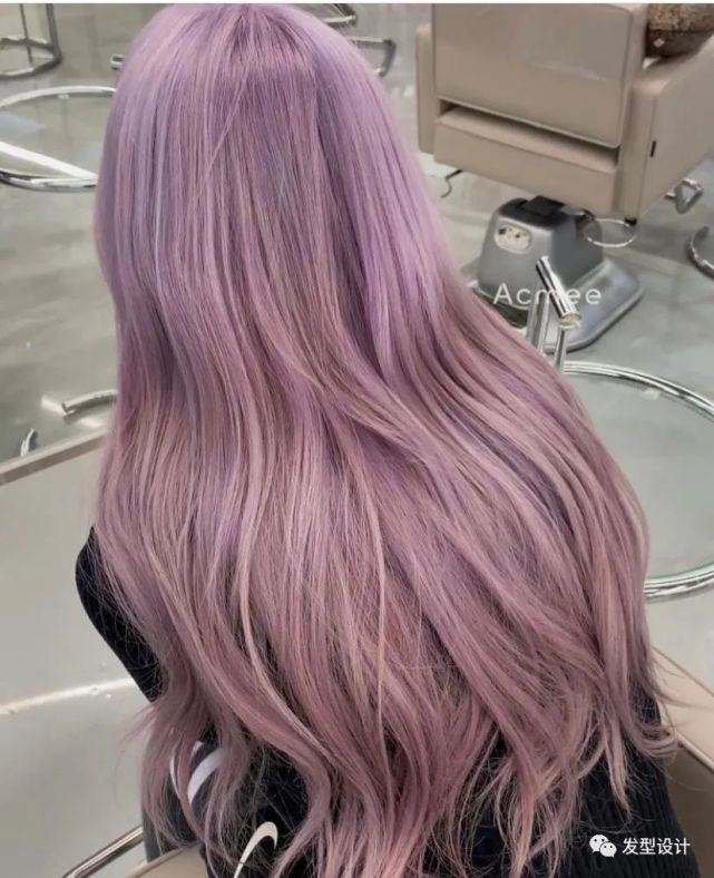 香芋紫梦幻的发色绝美